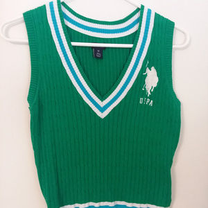 USPA Polo sweater vest